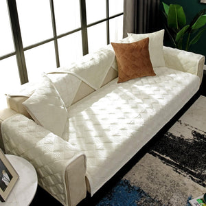 Velvet Sectional Sofa Covers , Furniture Protector
