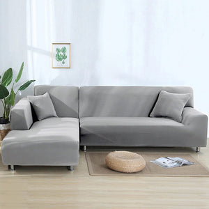 Velvet Stretch Sofa Slipcover, Soft Anti-Slip