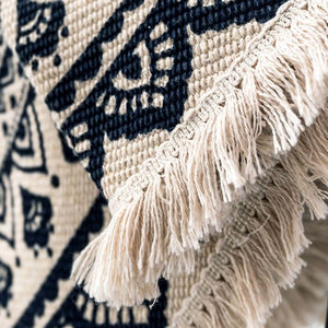 Cotton Area Rug for Living Room | Hand Woven Round Rugs