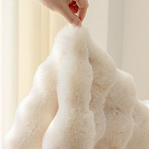 Soft Rabbit Fur Sofa Cover , Furniture Protector Deluxe Pet Couch Cover ,Machine Washable
