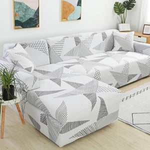 Patterned Universal Sofa Couch & Cushion Covers