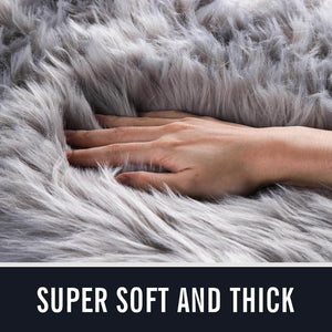 Faux Fur Area Rug - Home Decor