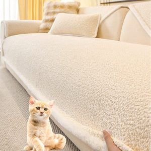 Plush Warm Sofa Couch Cover, Washable Couch Covers, Non Slip Sectional Sofa Slipcover ?