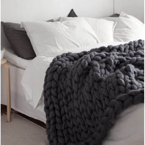Handmade Chunky Knit Blanket