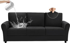 Stretch Waterproof Couch Covers for 3 Cushion Couch Sofa Slipcovers for Dogs Pet Cat