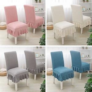 Thickened Stretch Fabric Dining Chair Cover