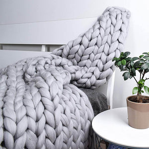 Chunky Knit Blanket