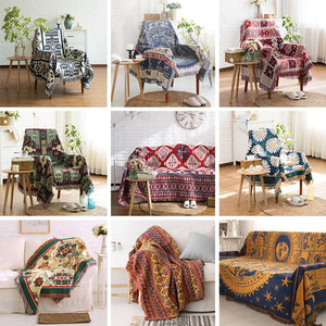 Bohemian Style Blanket | Chair Sofa Cover